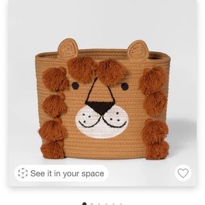 Lion coiled Rope Container Pillowfort Target